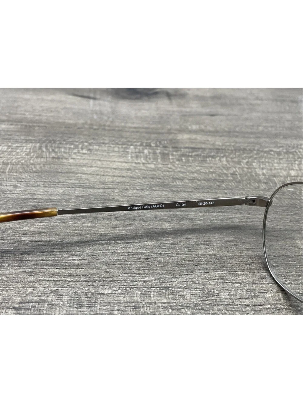 Badgley Mischka Eyeglasses Frames Only, Carter, 48-20-145, Antique Gold